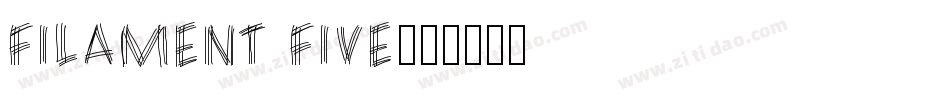 Filament Five字体转换